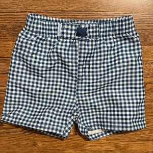 Rugged Butts Gingham Swim Trunks